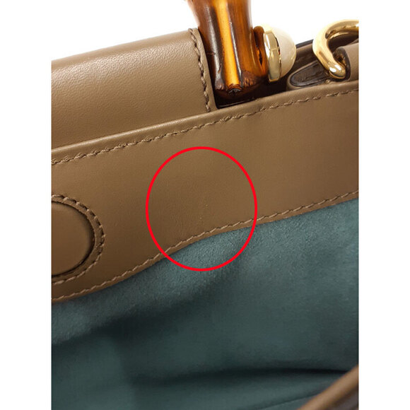 Gucci Nim Fair Leather Tote Bag - Picture 8 of 9